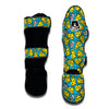 Cheese Mouse Pattern Print Muay Thai Shin Guards-grizzshop