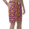 Cheese Pattern Print Men's Shorts-grizzshop