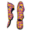 Cheese Pattern Print Muay Thai Shin Guards-grizzshop