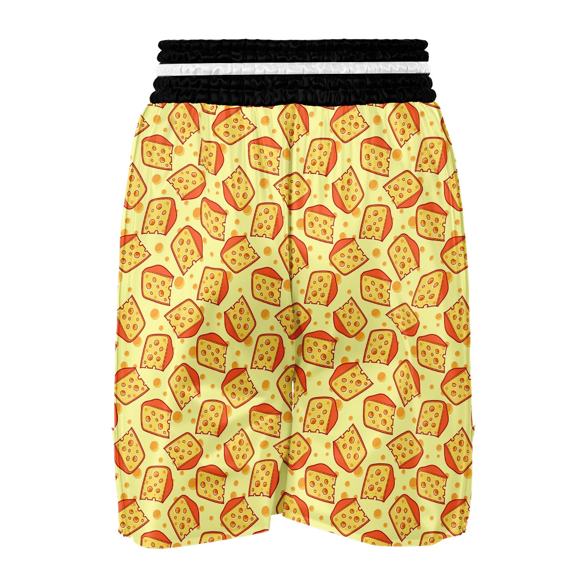 Cheese Print Pattern Boxing Shorts-grizzshop