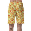 Cheese Print Pattern Men's Shorts-grizzshop