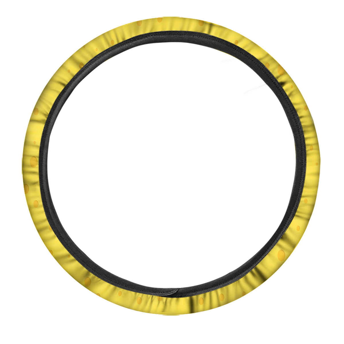 Cheese Yellow Print Pattern Car Steering Wheel Cover-grizzshop