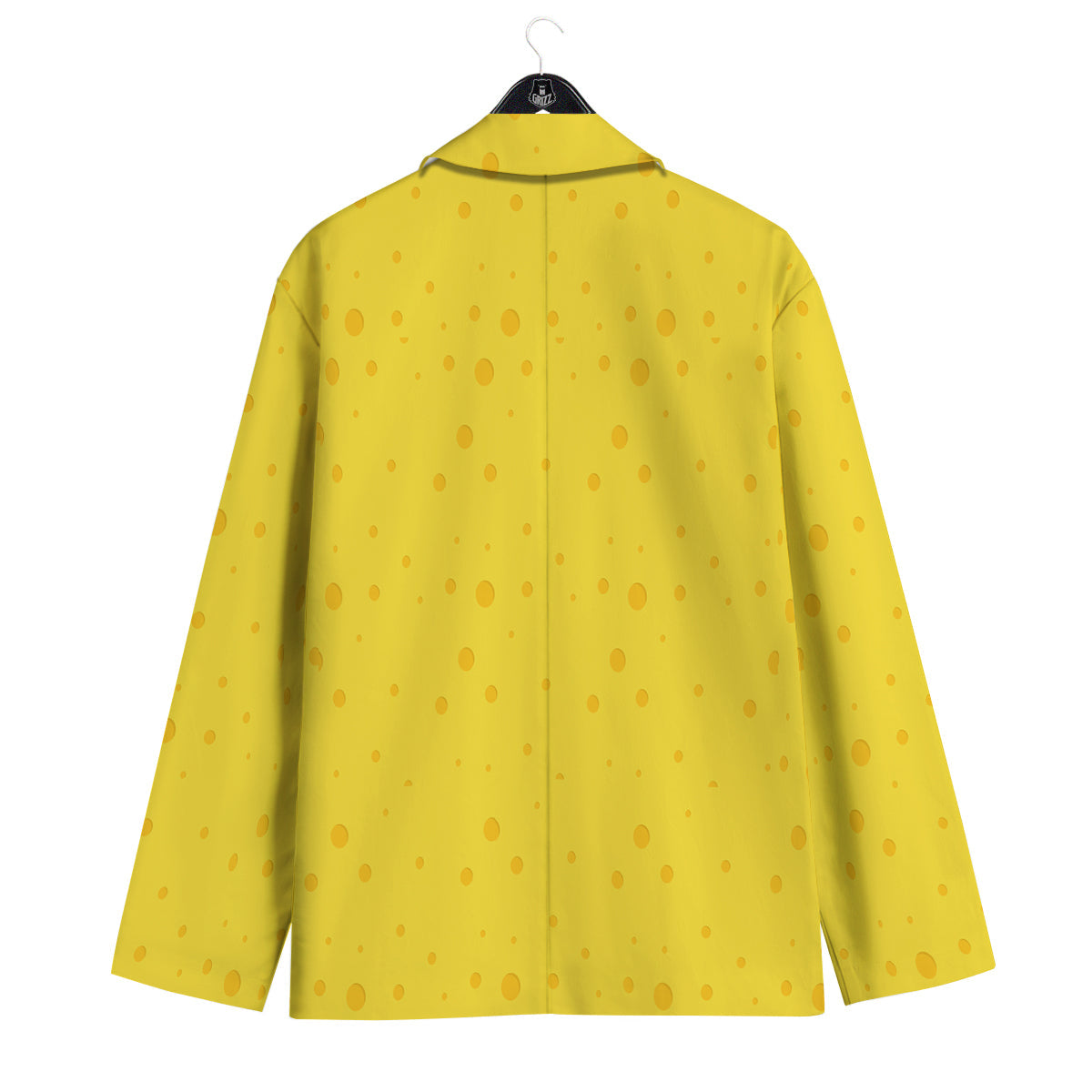 Cheese Yellow Print Pattern Men's Sport Coat-grizzshop