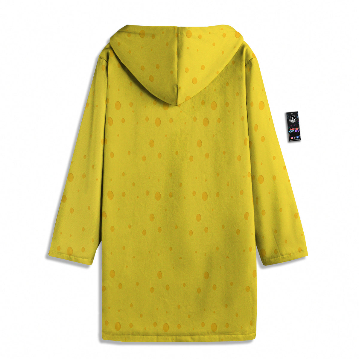 Cheese Yellow Print Pattern Men's Windbreaker Jacket-grizzshop