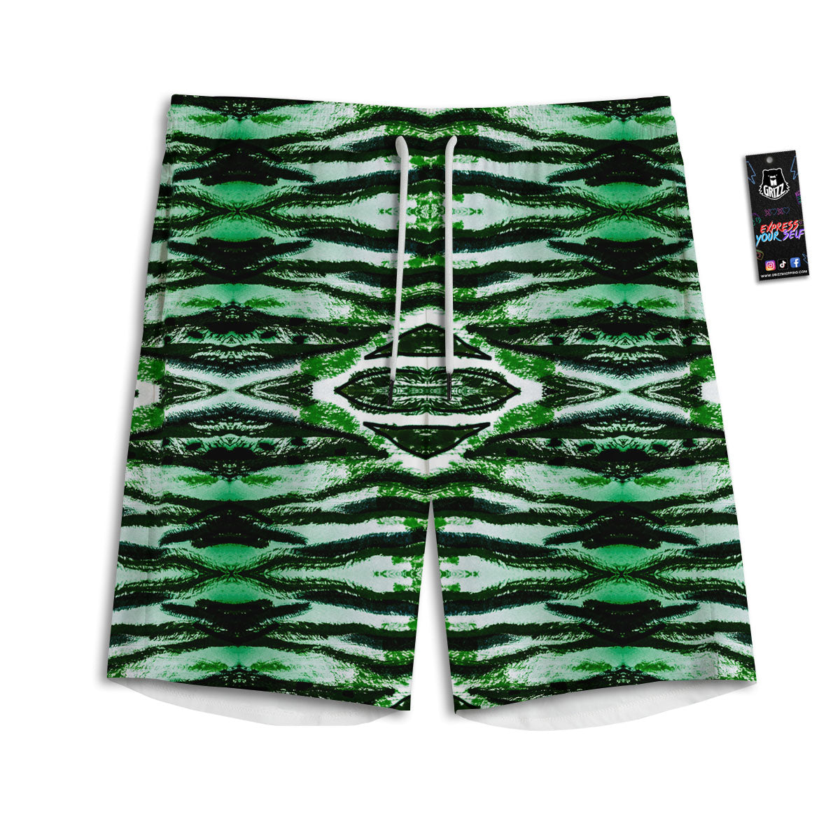 Carrot Print Pattern Men's Athletic Shorts