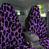 Cheetah Black And Purple Print Car Seat Covers-grizzshop