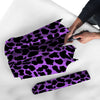 Cheetah Black And Purple Print Umbrella-grizzshop