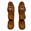 Cheetah Gold Print Muay Thai Shin Guards-grizzshop