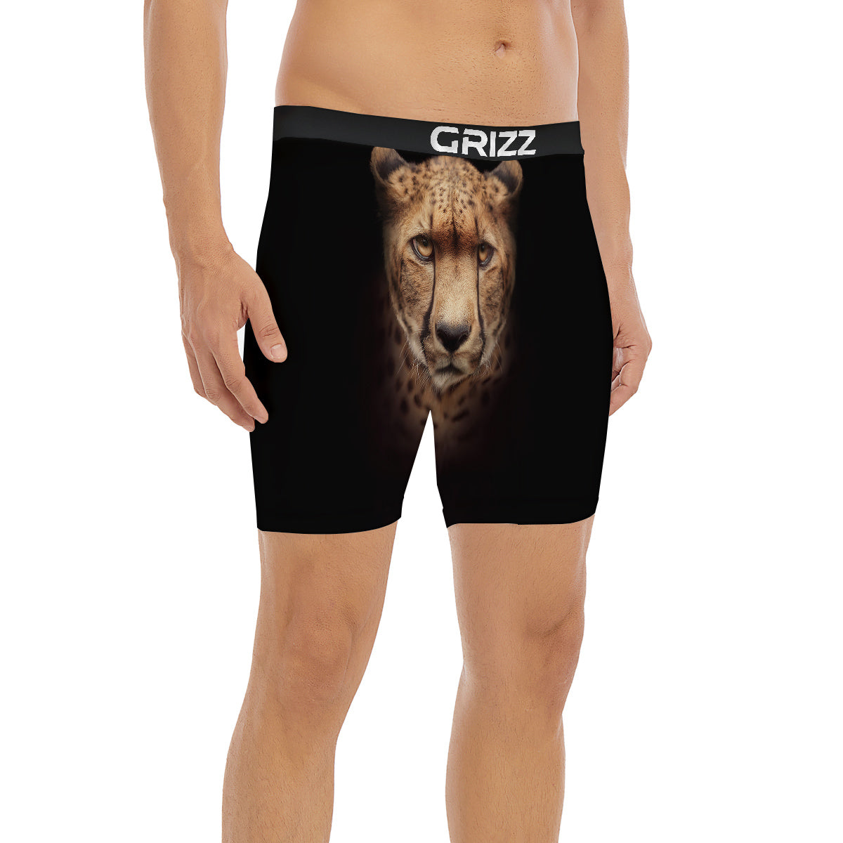 Cheetah Print Boxer Briefs-grizzshop