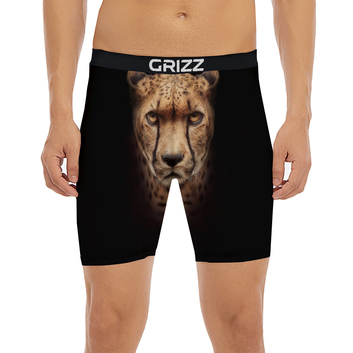 Cheetah Print Boxer Briefs-grizzshop