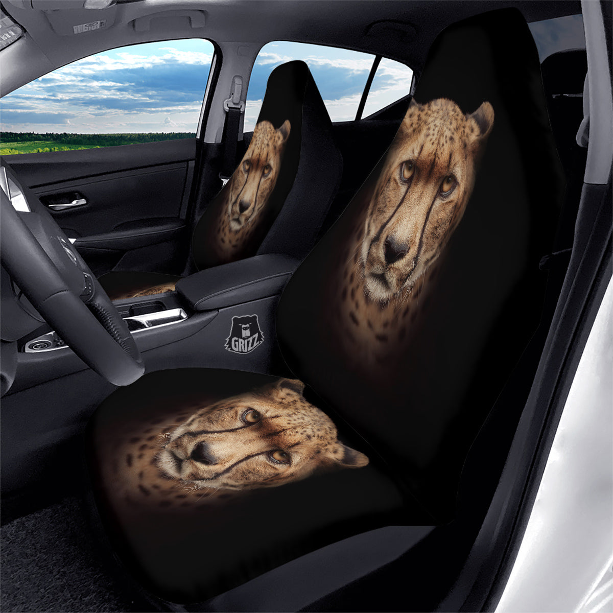 Cheetah Print Car Seat Covers-grizzshop