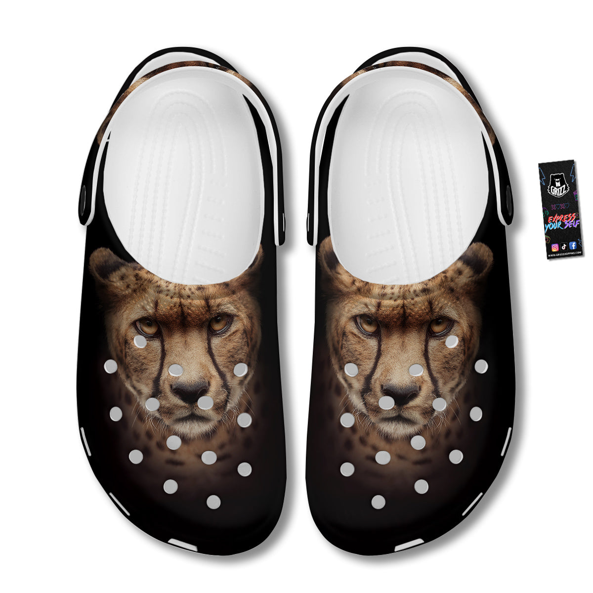 Cheetah Print Clog-grizzshop