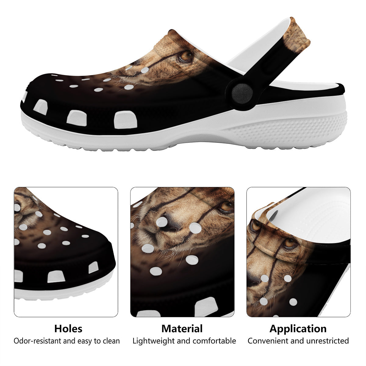Cheetah Print Clog-grizzshop