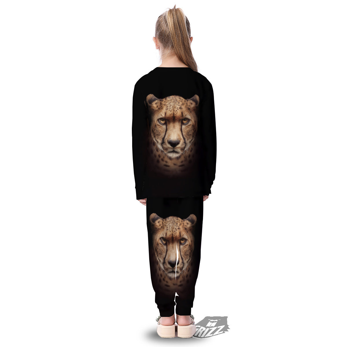 Cheetah Print Kid's Pajamas-grizzshop