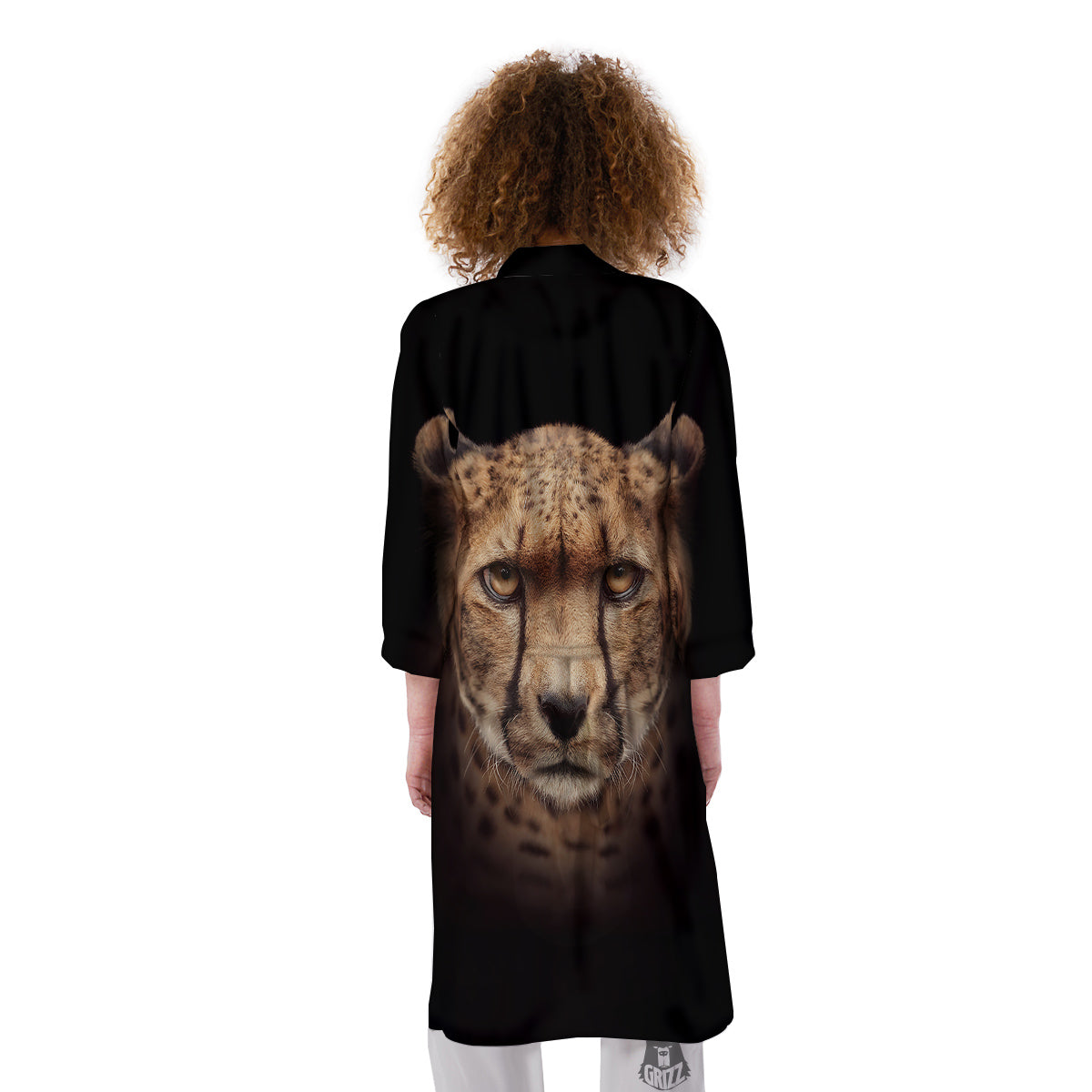 Cheetah Print Kimono-grizzshop