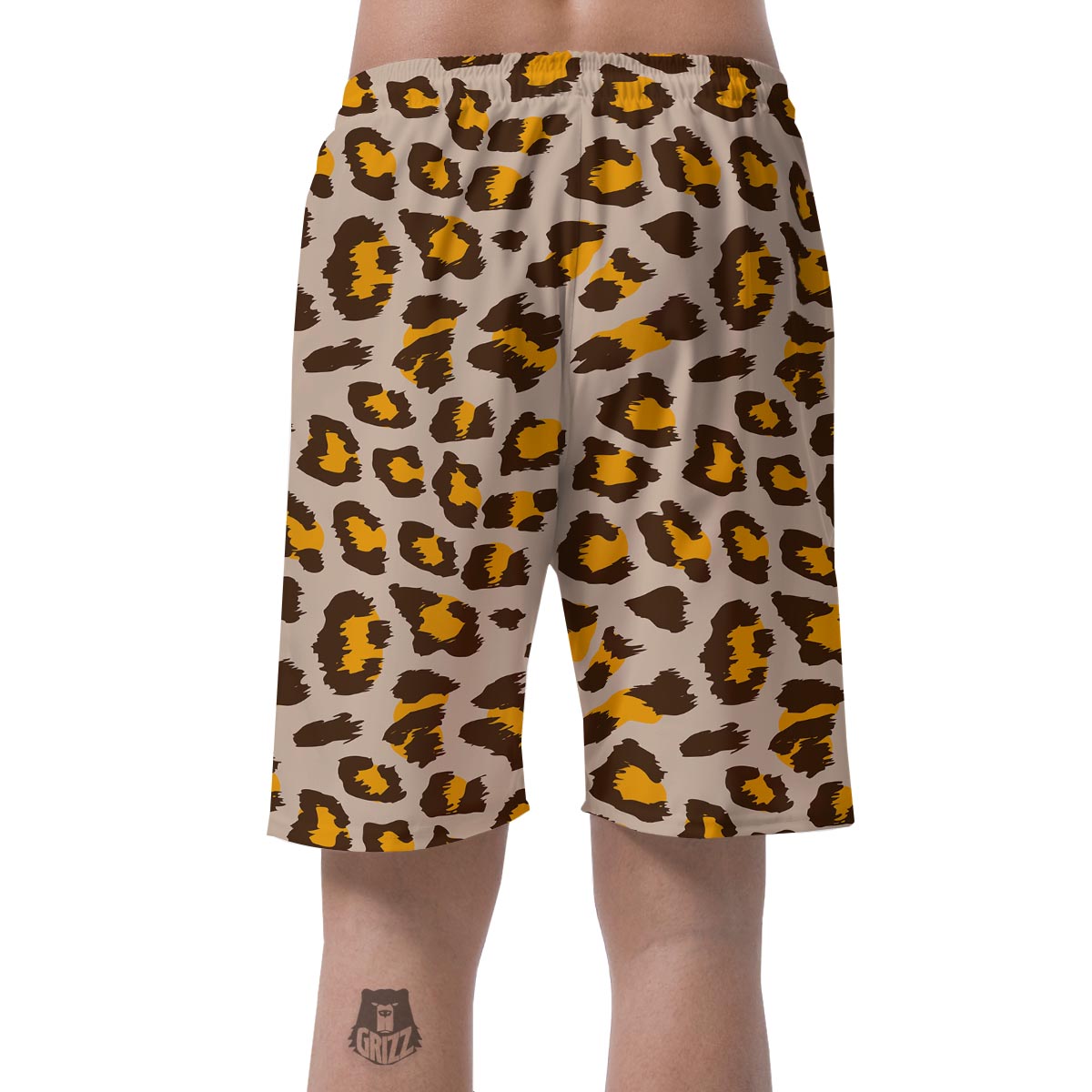 Cheetah Print Men's Shorts-grizzshop