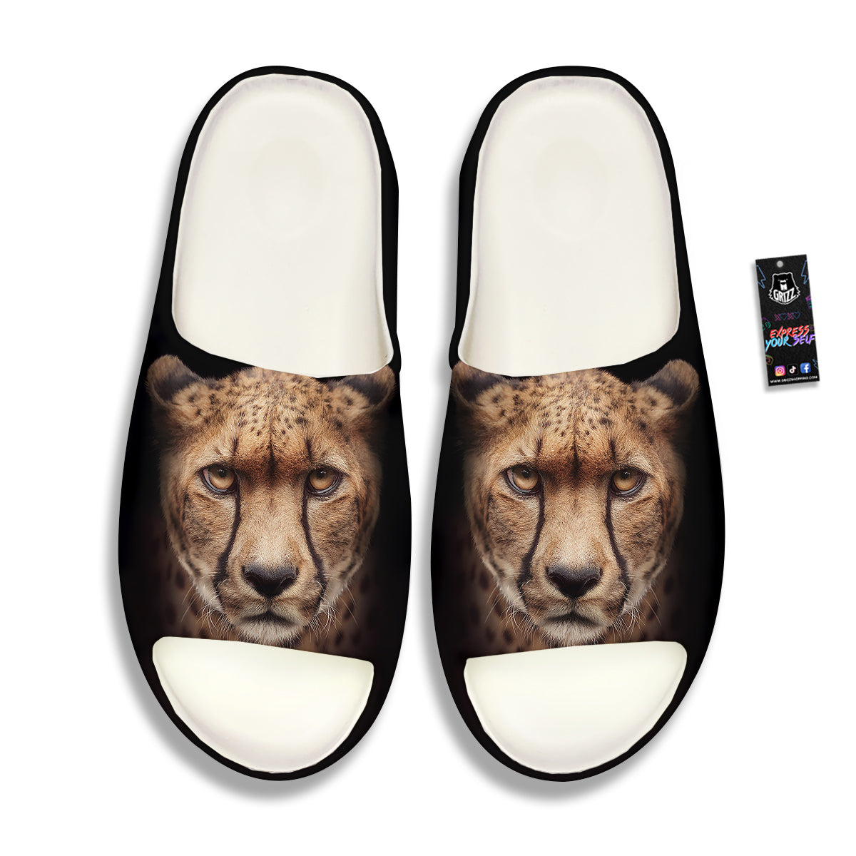 Cheetah Print Sandals-grizzshop