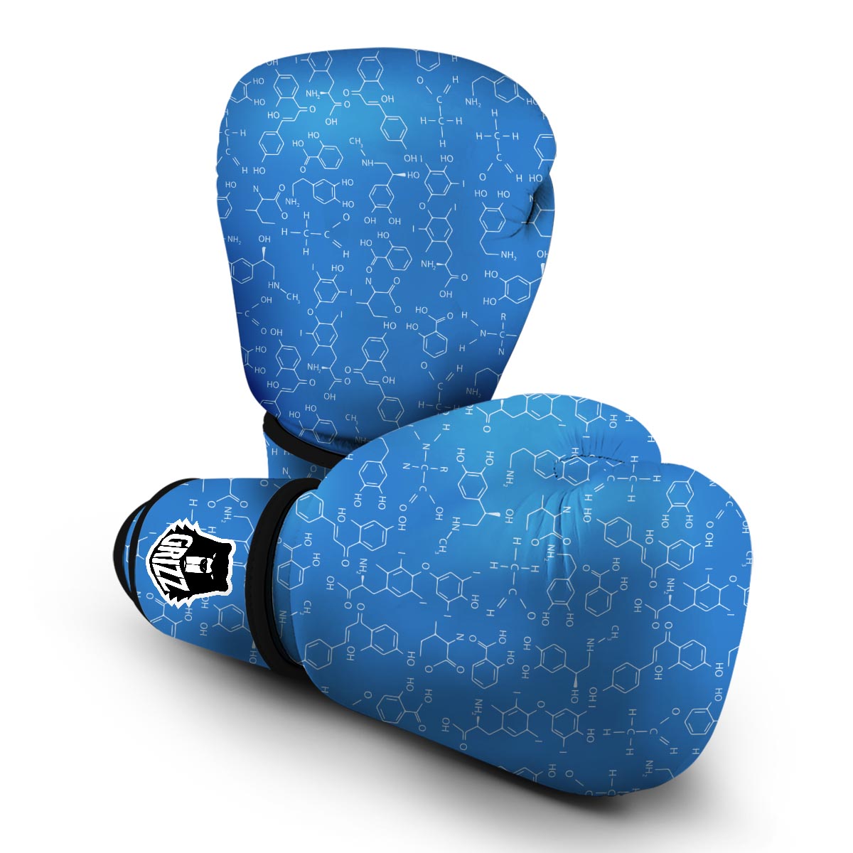 Chemistry Science Print Pattern Boxing Gloves-grizzshop
