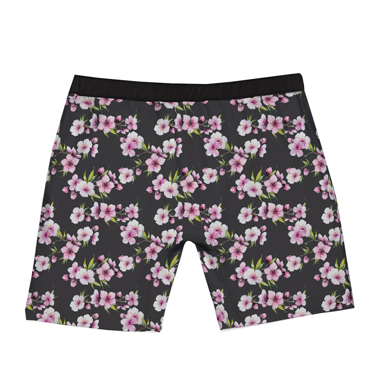 Cherry Blossom Chinese Print Pattern Boxer Briefs-grizzshop