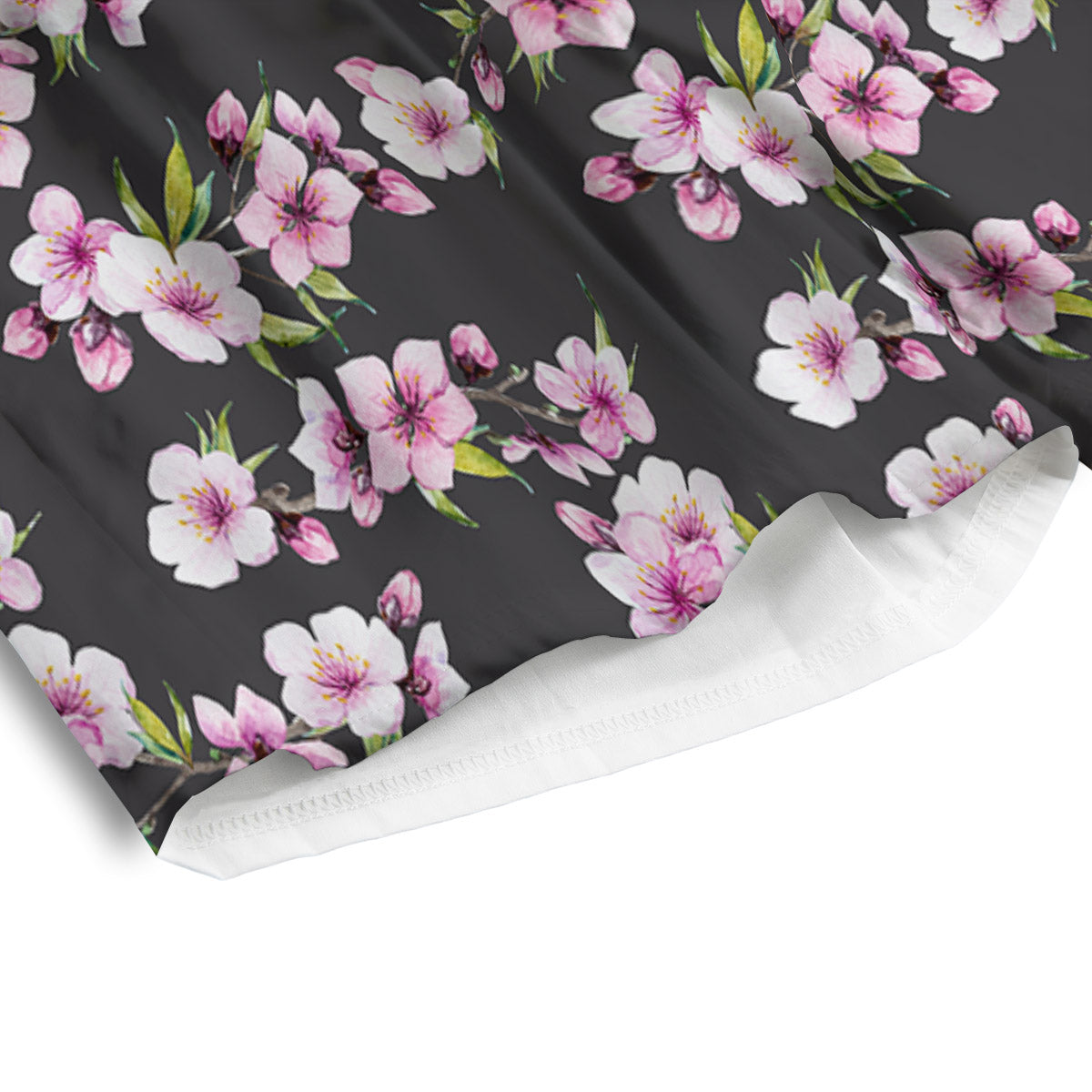 Cherry Blossom Chinese Print Pattern Men's Athletic Shorts