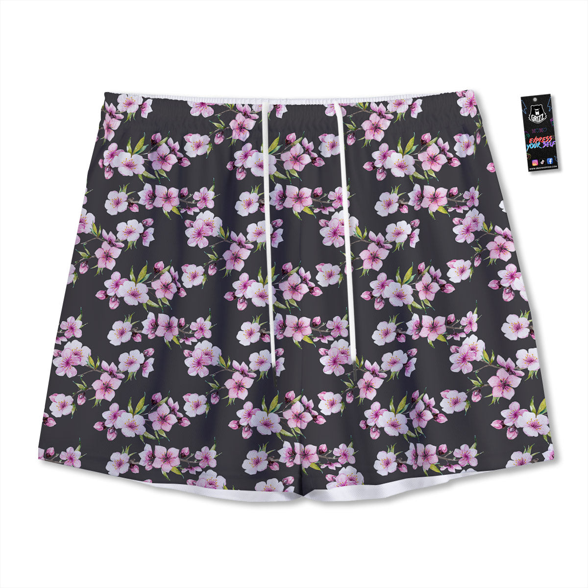 Cute Girly Unicorn Print Pattern Mesh Shorts