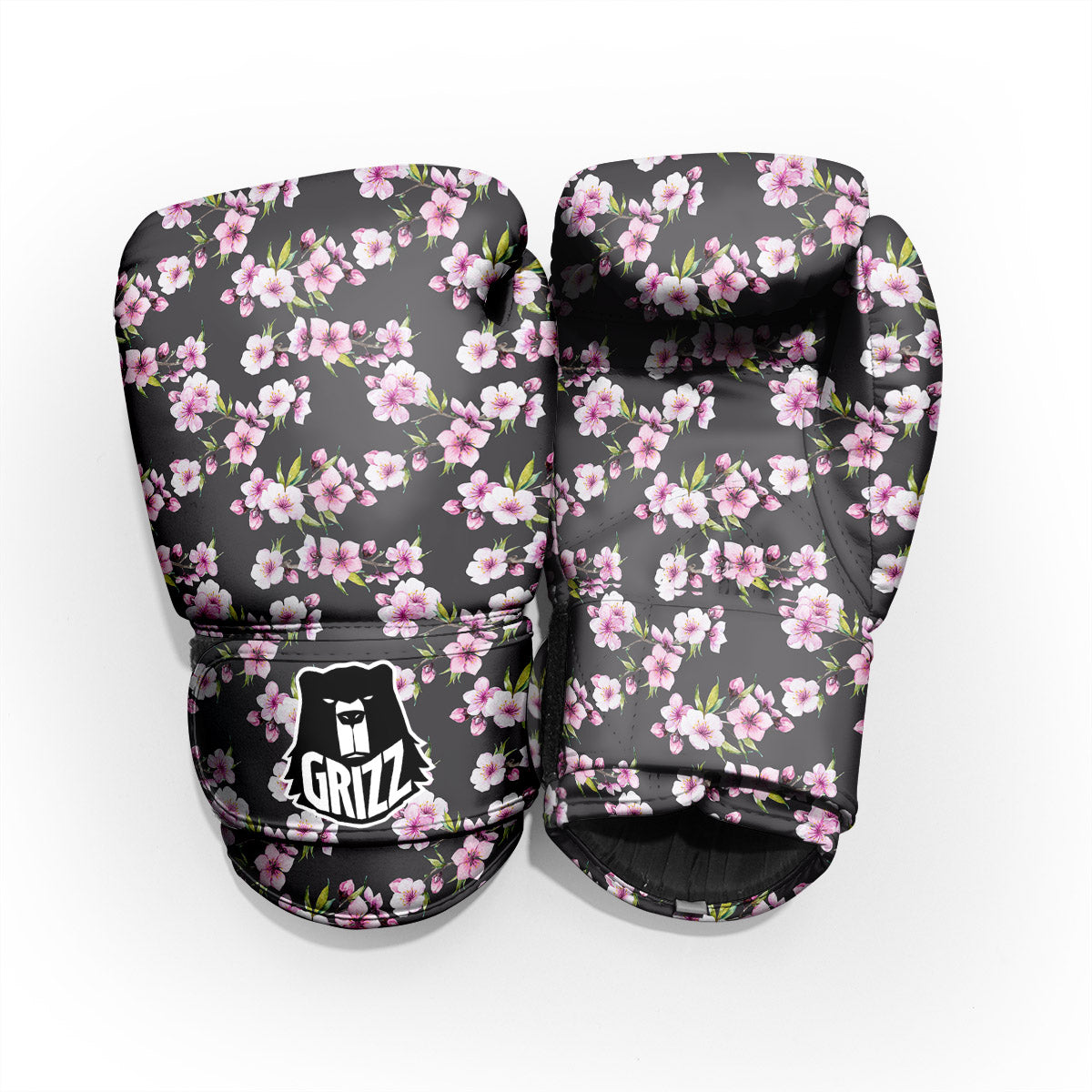 Cherry Blossom Chinese Print Pattern Pro Boxing Glove