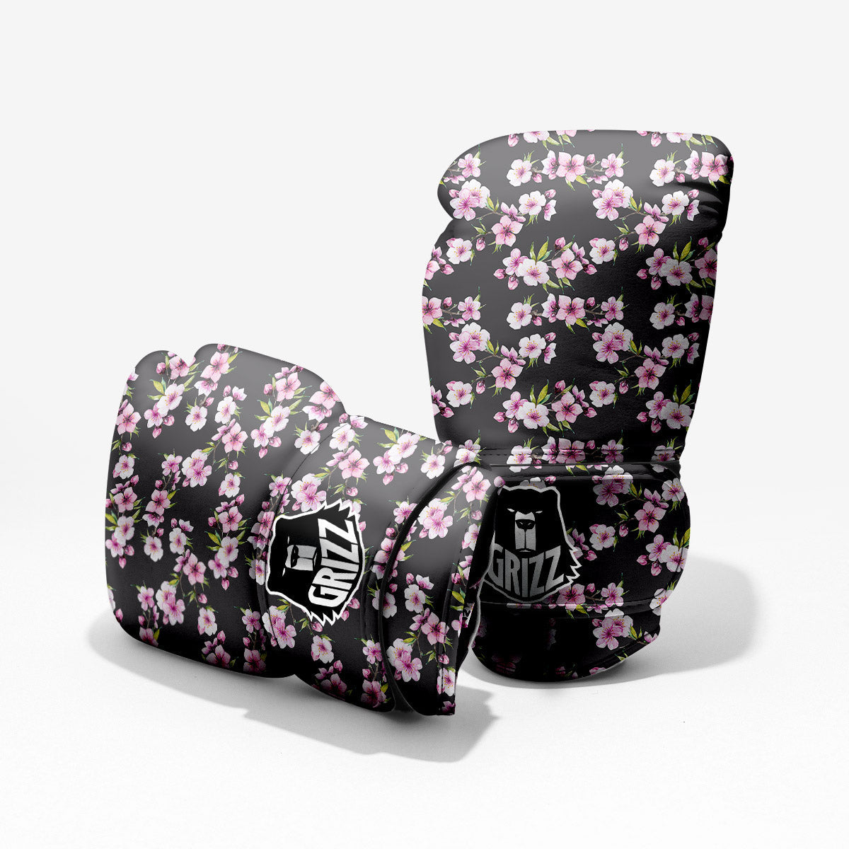 Cherry Blossom Chinese Print Pattern Pro Boxing Glove