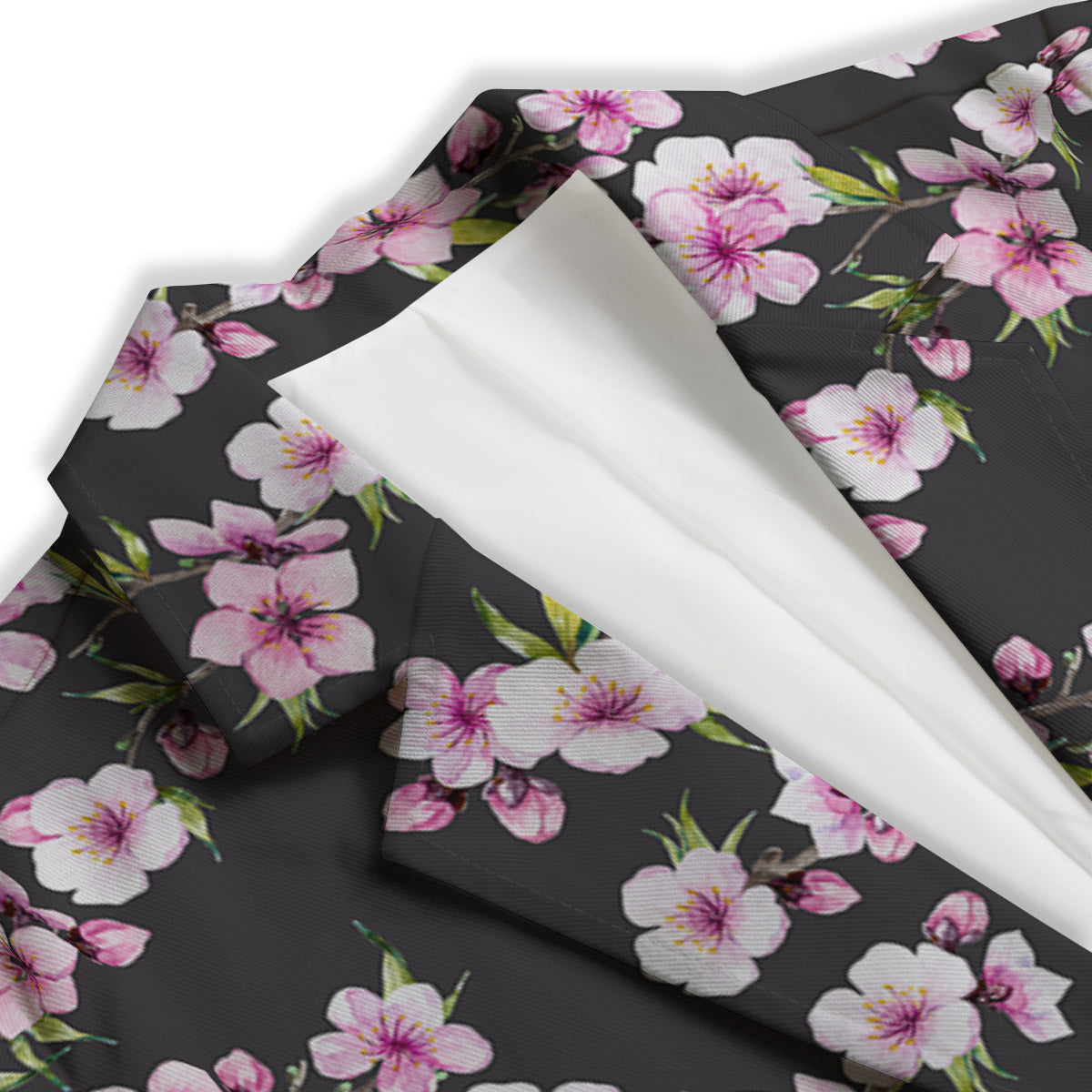 Cherry Blossom Chinese Print Pattern Women's Blazer-grizzshop