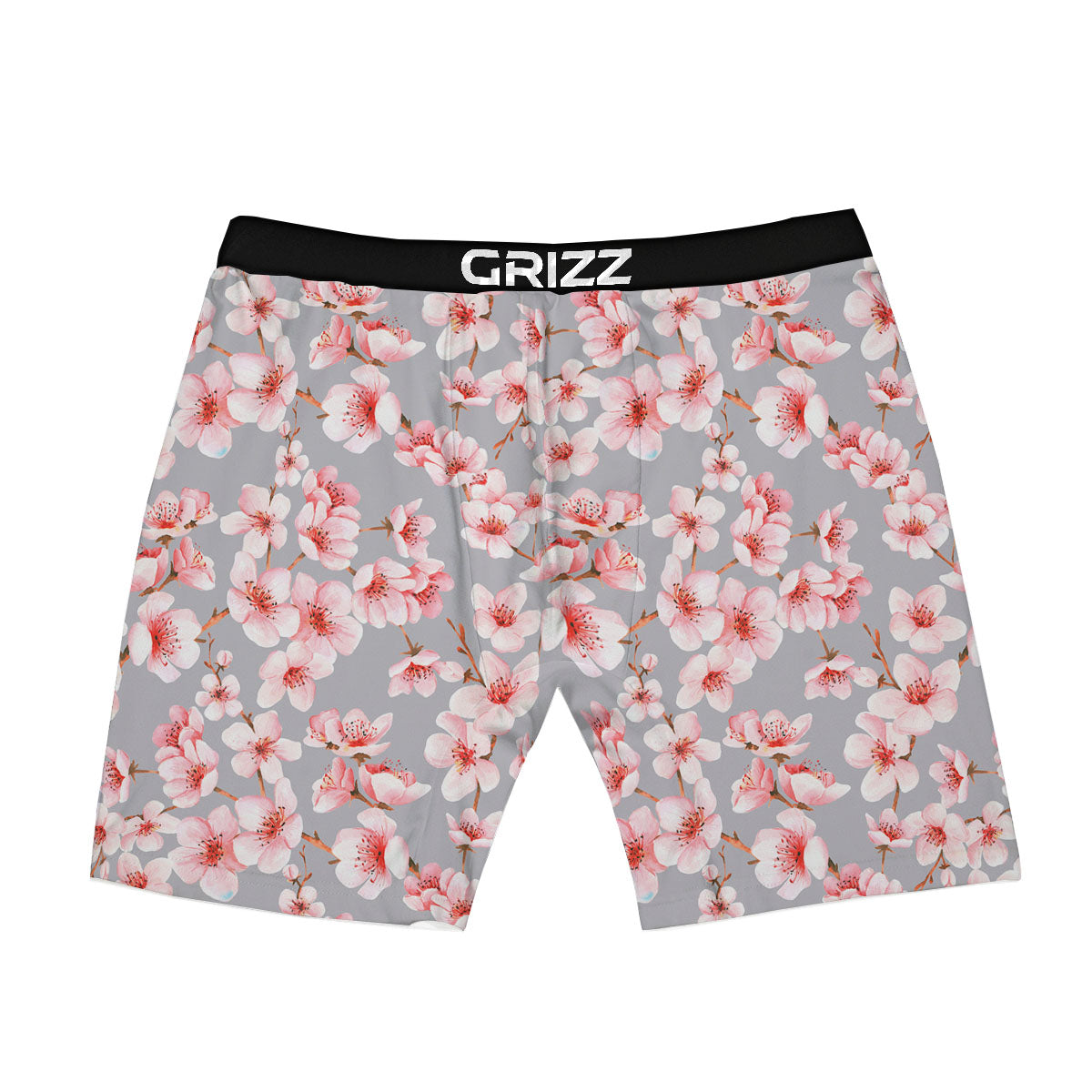 Cherry Blossom Japanese Print Pattern Boxer Briefs-grizzshop