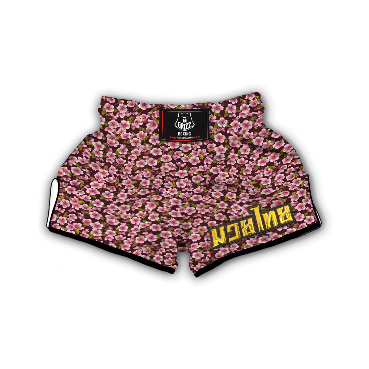 Cherry Blossom Muay Thai Boxing Shorts-grizzshop