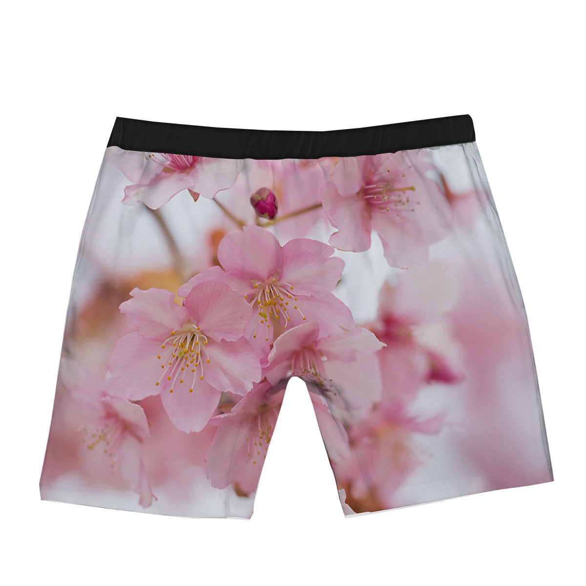 Cherry Blossom Pink Print Boxer Briefs-grizzshop