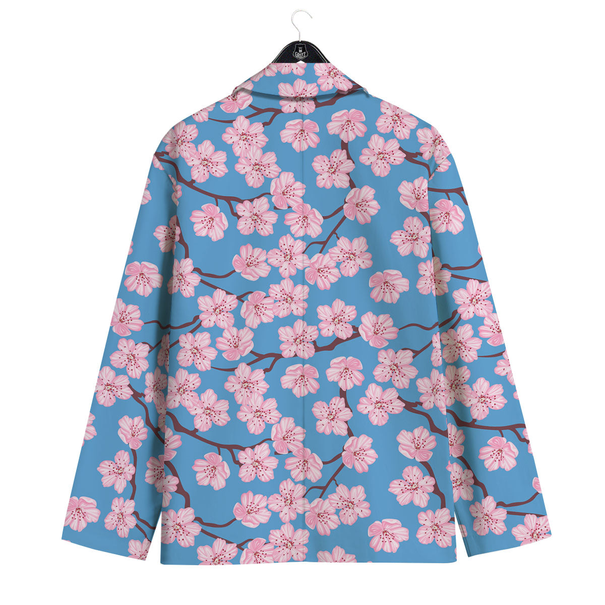 Cherry Blossom Pink Print Pattern Men's Sport Coat-grizzshop