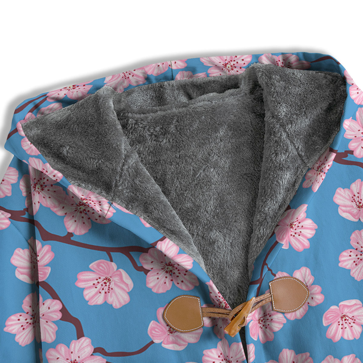 Cherry Blossom Pink Print Pattern Men's Windbreaker Jacket-grizzshop