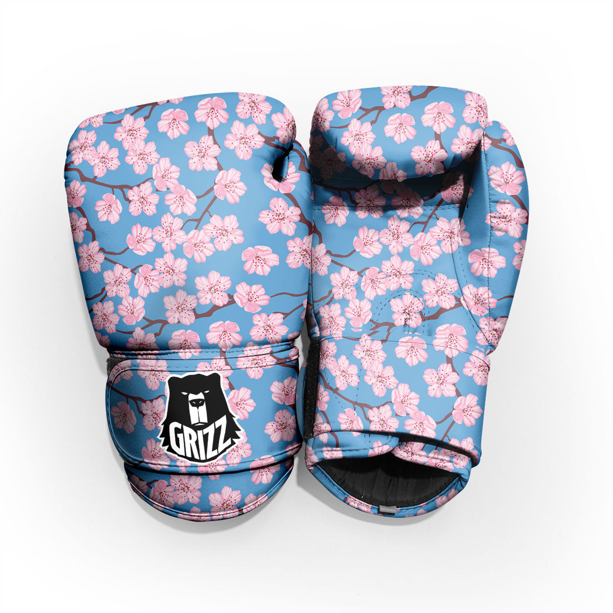 Cherry Blossom Pink Print Pattern Pro Boxing Glove