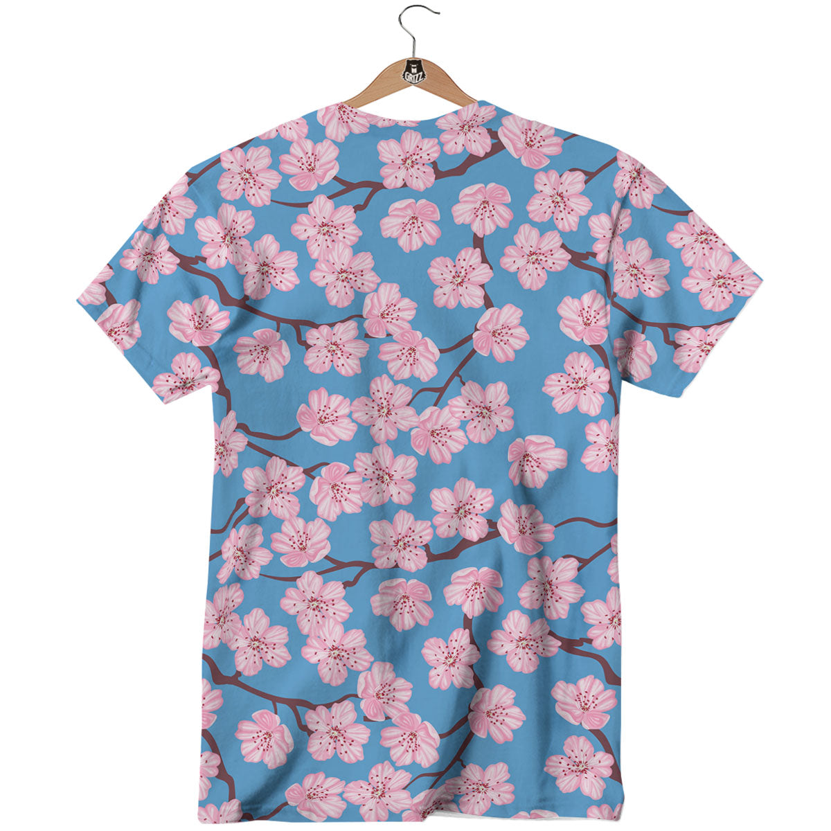 Cherry Blossom Pink Print Pattern T-Shirt-grizzshop