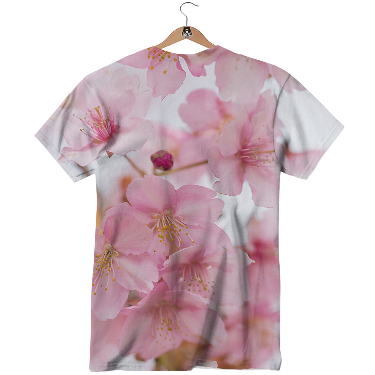 Cherry Blossom Pink Print T-Shirt-grizzshop