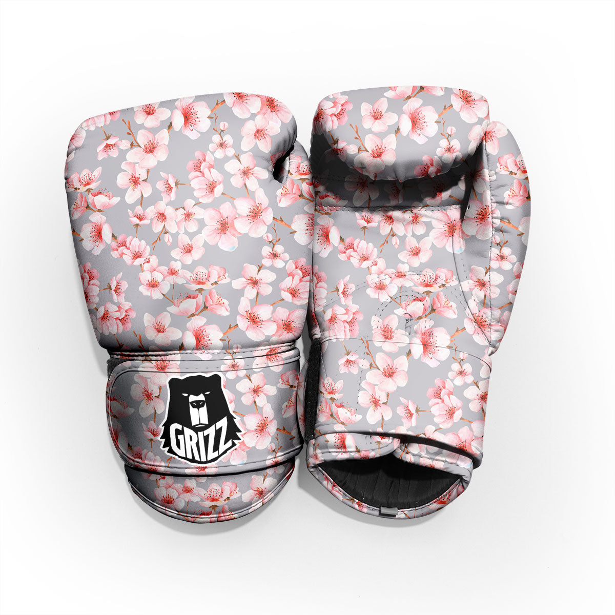 Cherry Blossom Pink Sakura Print Pattern Pro Boxing Glove