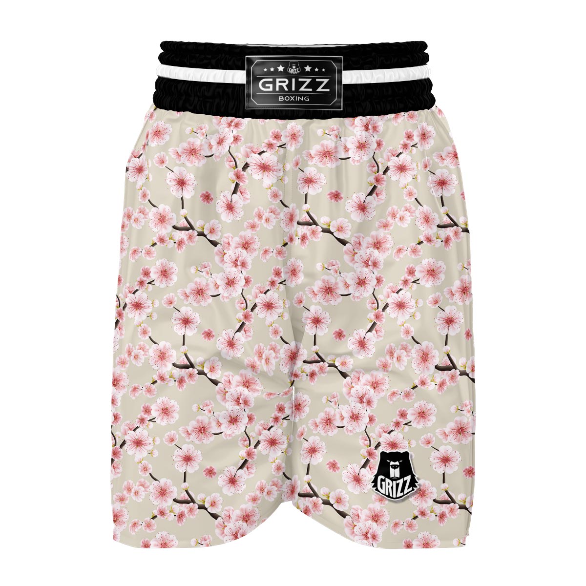 Cherry Blossom Sakura Boxing Shorts-grizzshop