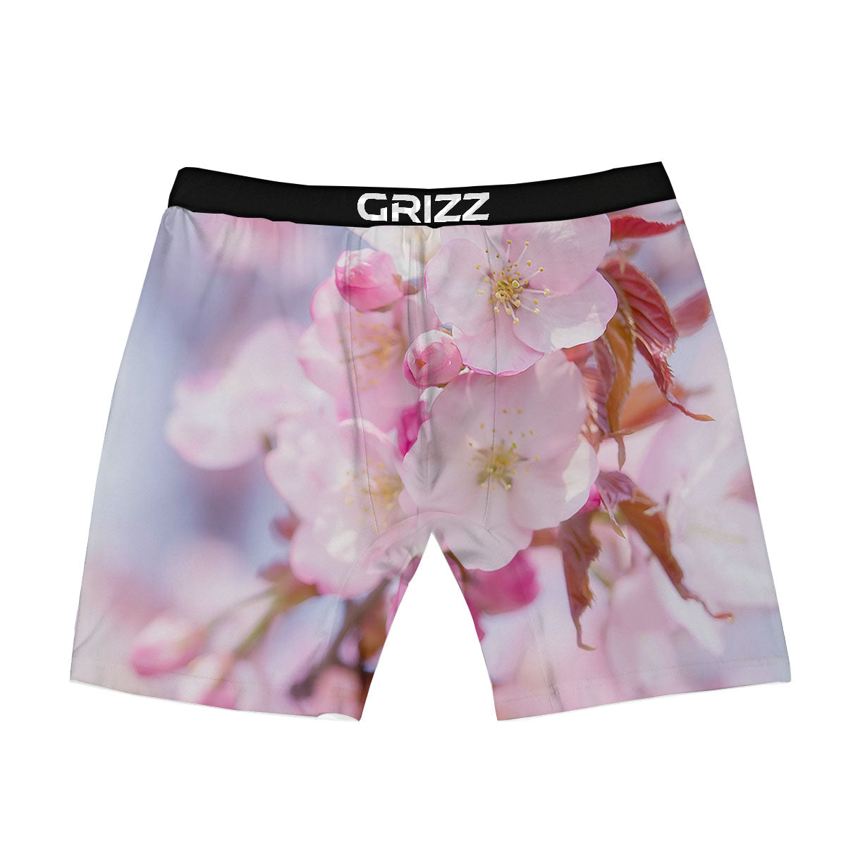 Cherry Blossom Sakura Flower Print Boxer Briefs-grizzshop