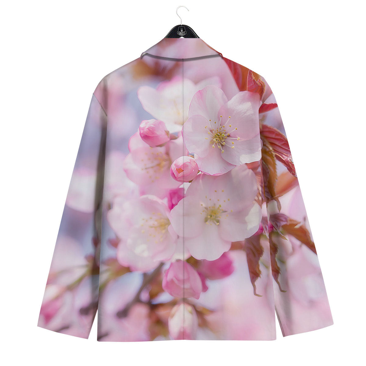 Cherry Blossom Sakura Flower Print Men's Sport Coat-grizzshop