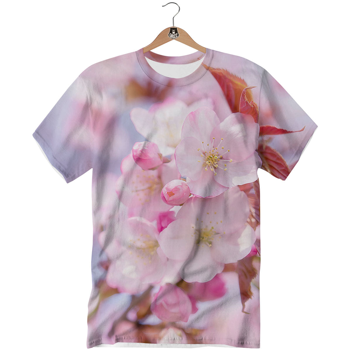 Cherry Blossom Sakura Flower Print T-Shirt-grizzshop
