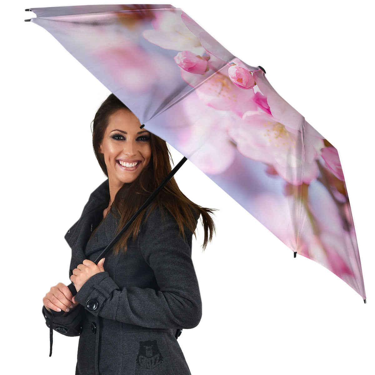 Cherry Blossom Sakura Flower Print Umbrella-grizzshop