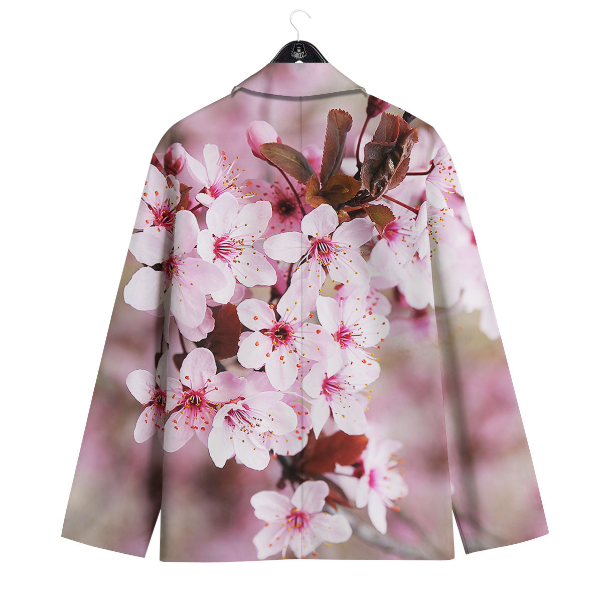 Cherry Blossom Sakura Print Men's Sport Coat-grizzshop