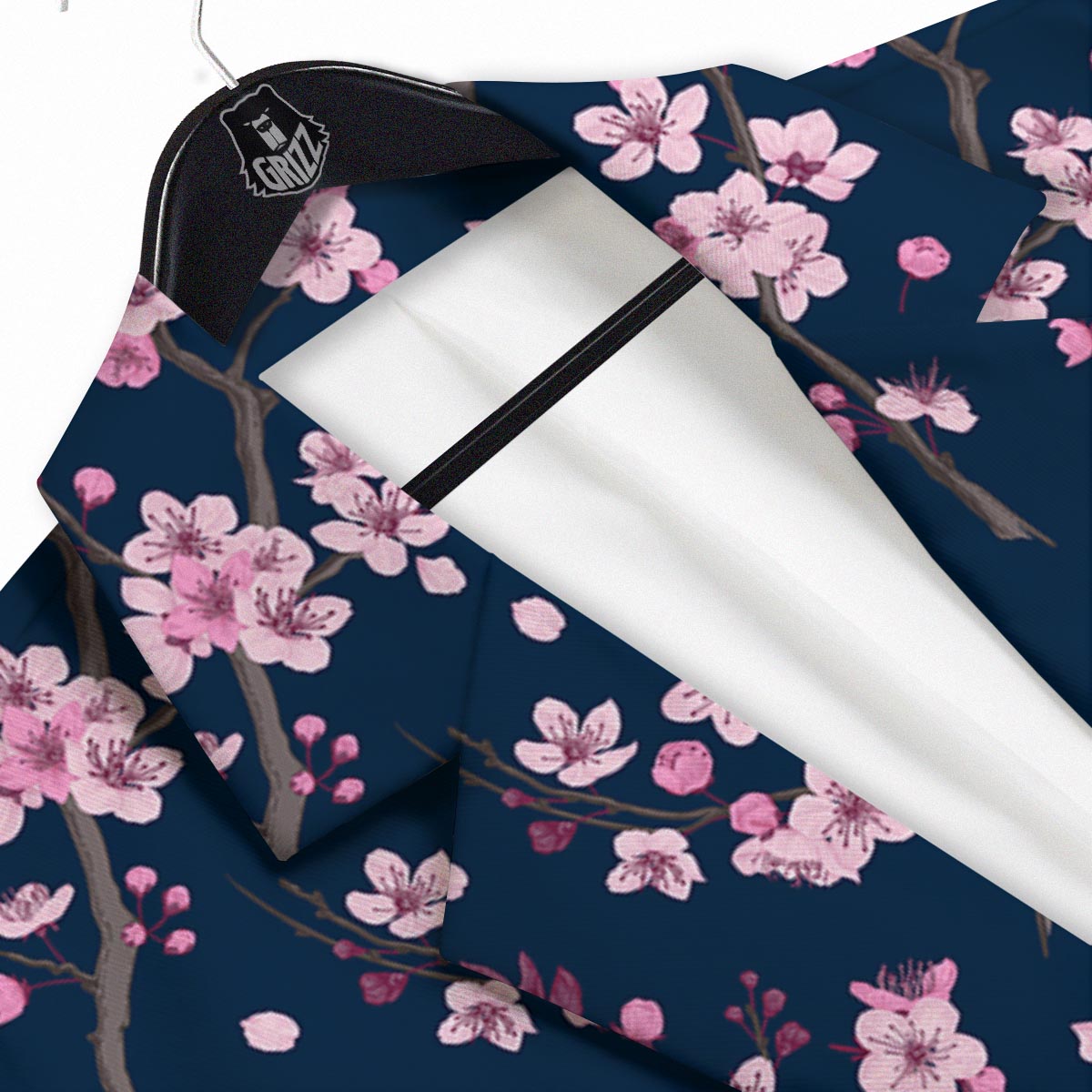 Cherry Blossom Sakura Print Pattern Men's Sport Coat-grizzshop