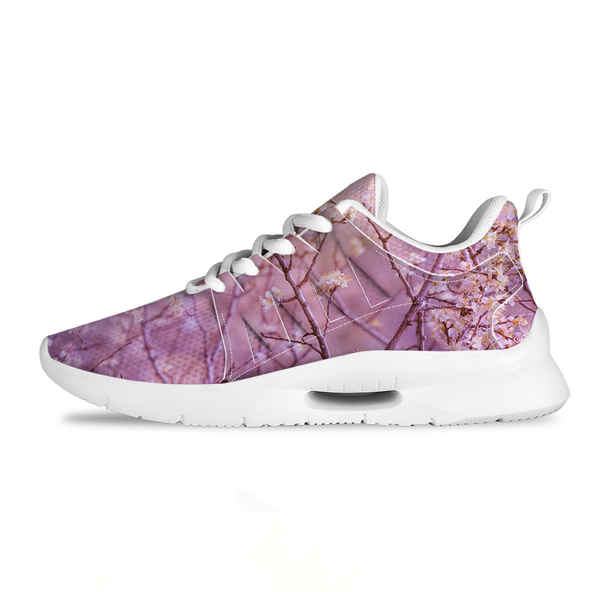 Cherry Blossom Sunrise Japanese Print Tennis Shoes-grizzshop
