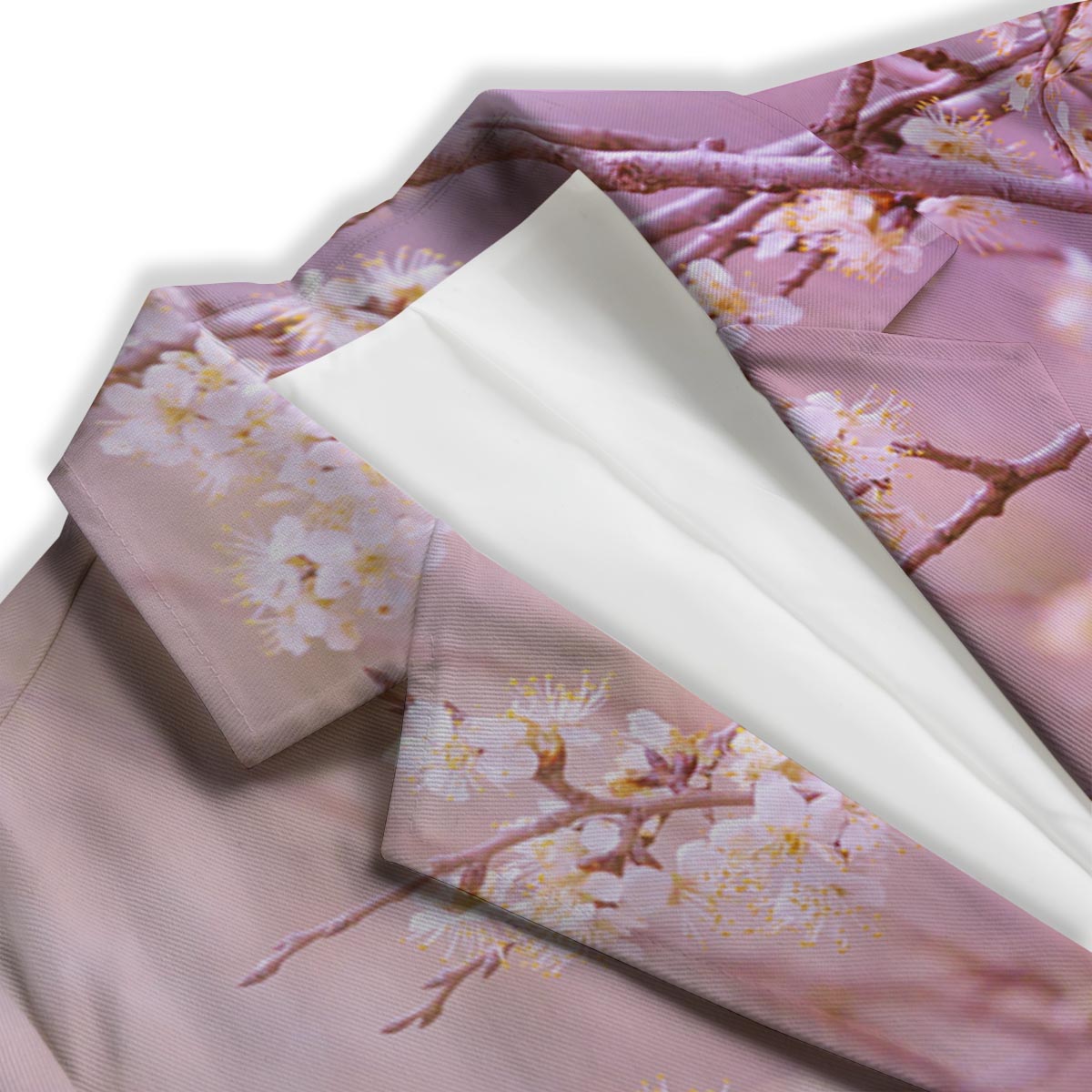 Cherry Blossom Sunrise Japanese Print Women's Blazer-grizzshop