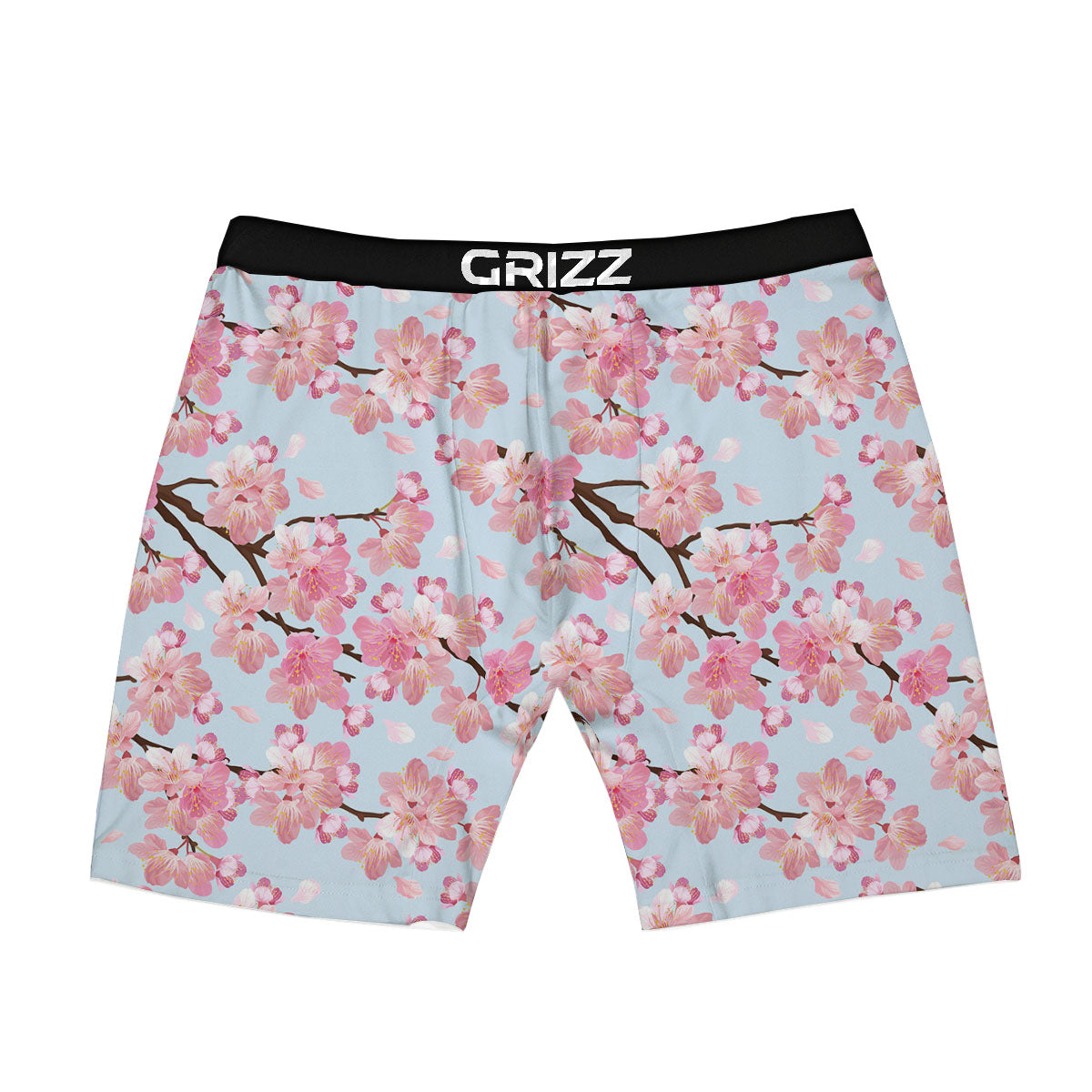 Cherry Blossom Tree Japanese Print Pattern Boxer Briefs-grizzshop