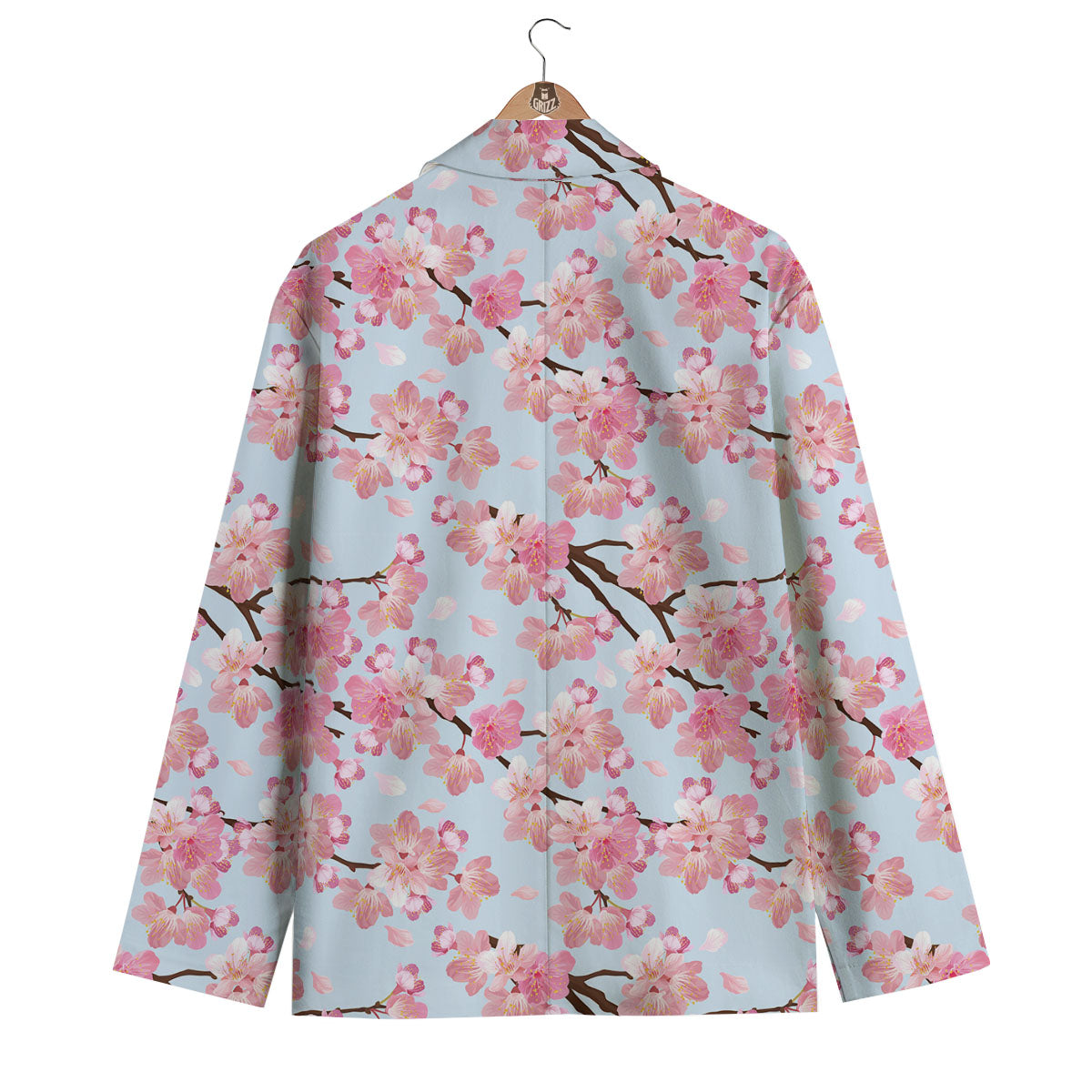 Cherry Blossom Tree Japanese Print Pattern Men's Blazer-grizzshop