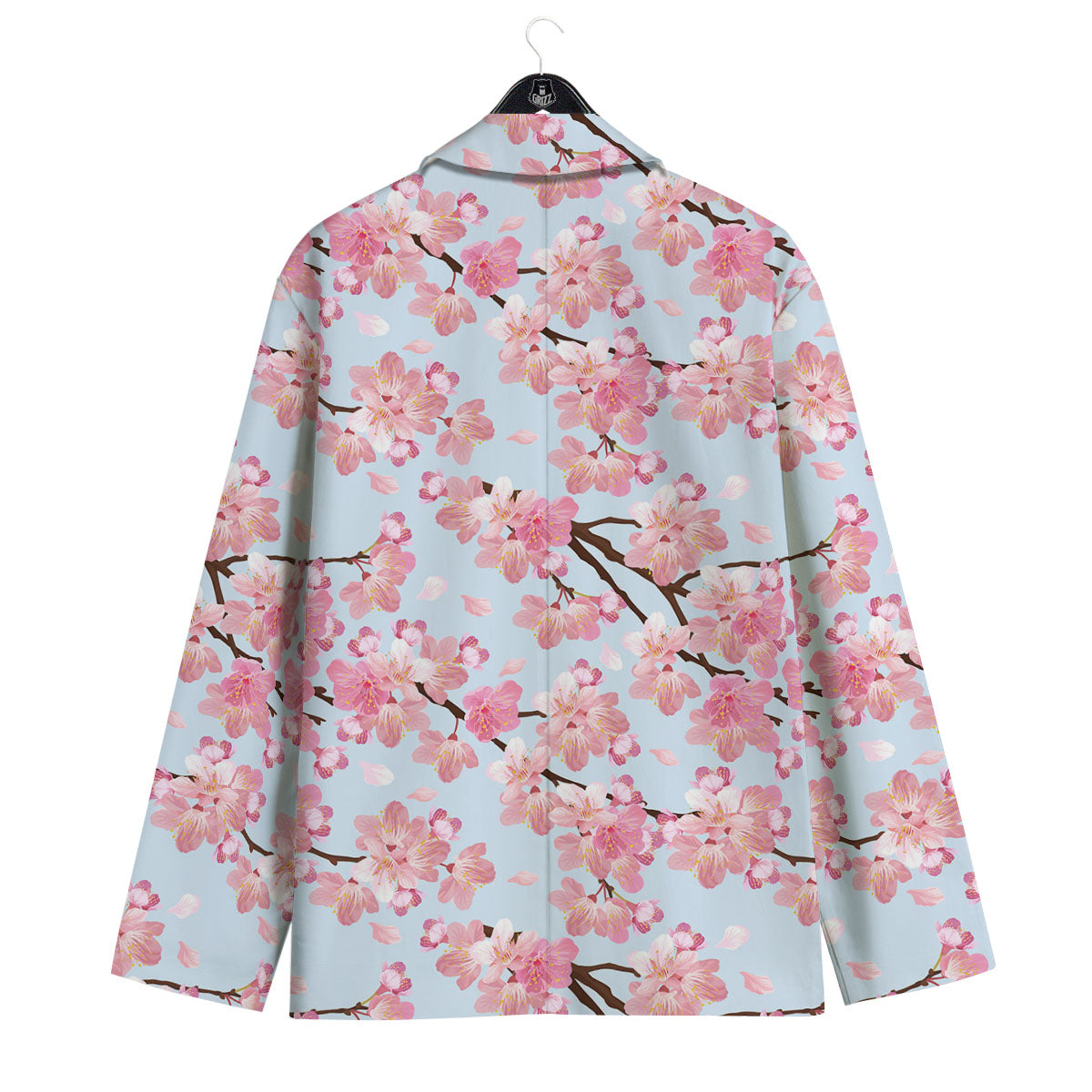 Cherry Blossom Tree Japanese Print Pattern Men's Sport Coat-grizzshop