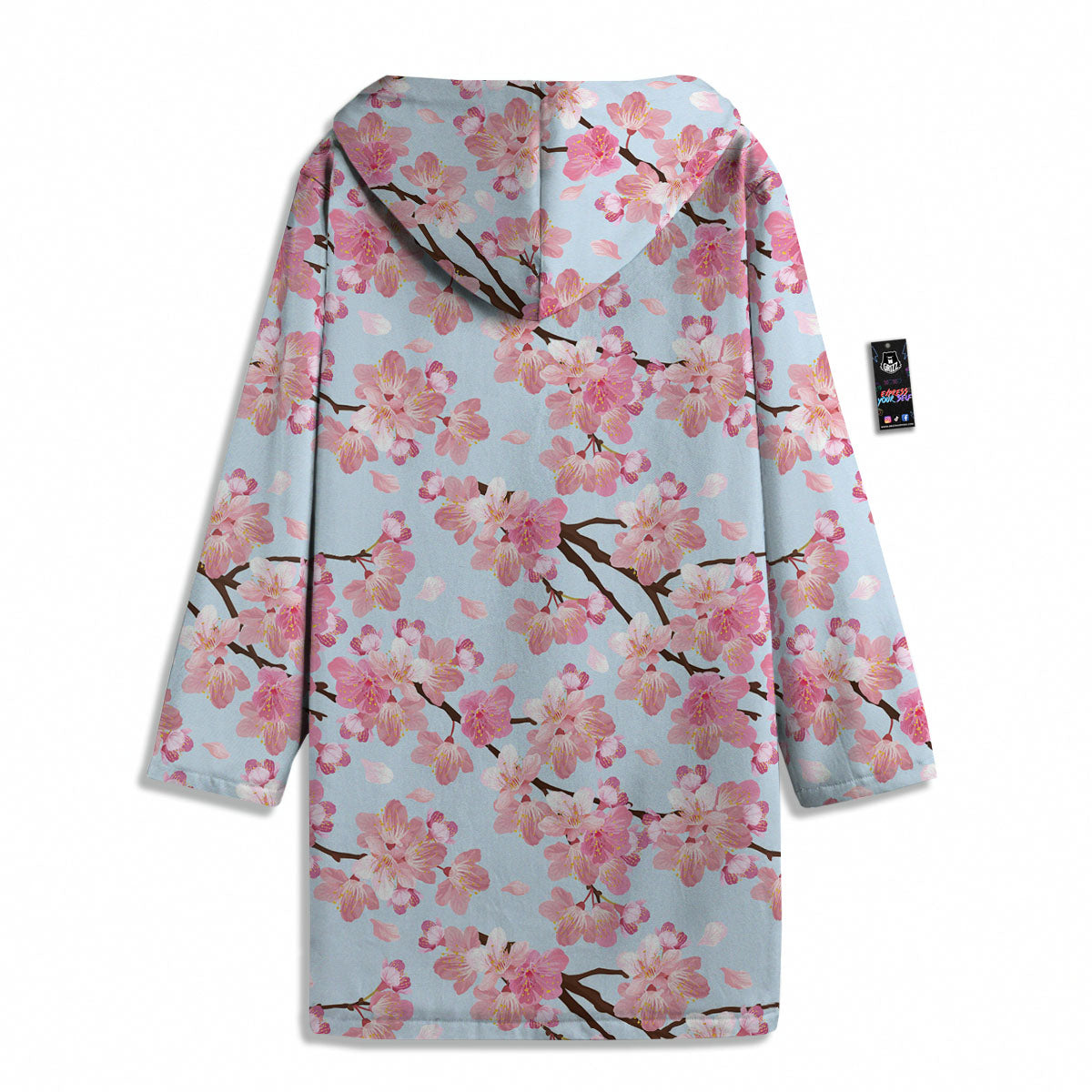 Cherry Blossom Tree Japanese Print Pattern Men's Windbreaker Jacket-grizzshop